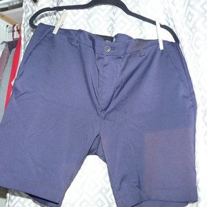 Mens Chaps Flat Front Stretch Shorts